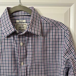 Jos. A. Bank Purple 1905 Non iron slim fit long sleeve Button Up Shirt 15-33